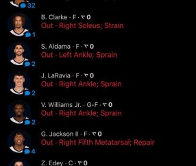 没救了？主场面对9人缺阵灰熊 太阳一秒未能领先